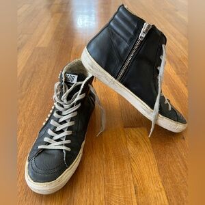 Golden Goose Slide High Top With Studs